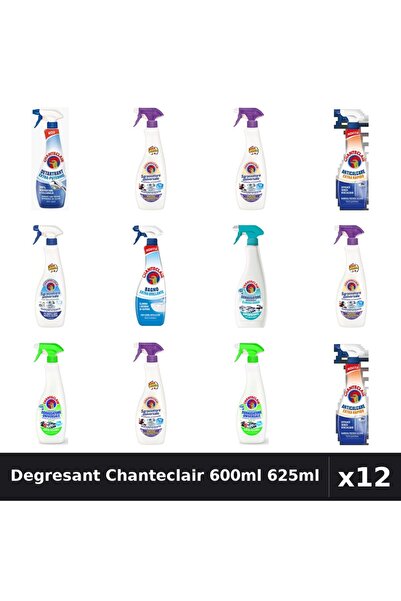Chanteclair Set 12 Degresant Universal 600ml 625ml - 8 Arome, Lavanda, Lămâie...