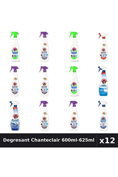 Chanteclair Set 12 Degresant Universal 600ml-625ml - 7 Arome, Anticalcar, Det...