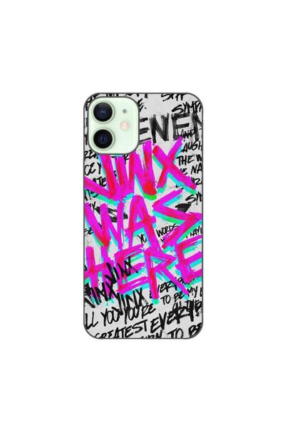 OEM Husa compatibila cu Apple iPhone 12 Mini Silicon Gel Tpu Model Jinx Was Here