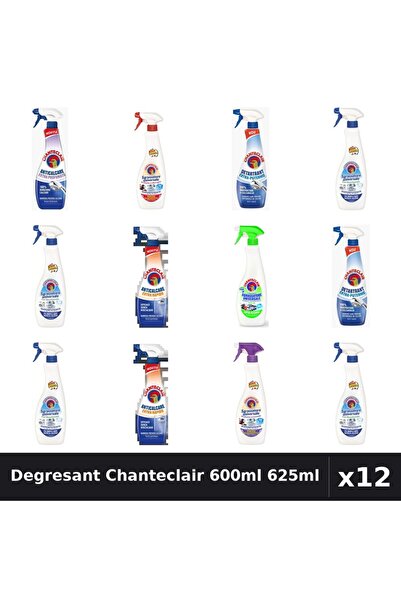 Chanteclair Set 12 Degresant Universal 600ml 625ml - 7 Arome, Bicarbonat, Mar...