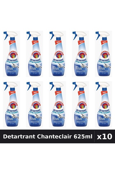 Chanteclair Set 10 Detartrant Extra Puternic 625ml - Curatenie Eficienta