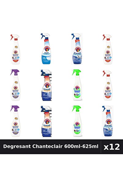 Chanteclair Set 12 Degresant Universal 600ml-625ml - Marsilia, Lămâie, Mosc Alb