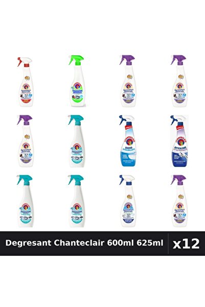 Chanteclair Set 12 Degresant Universal 600ml - 625ml - Lavanda, Lămâie, Marsilia