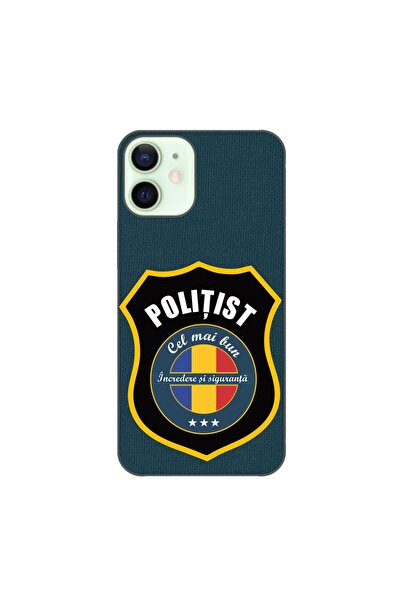 OEM Husa compatibila cu Apple iPhone 12 Mini Silicon Gel Tpu Model Politist