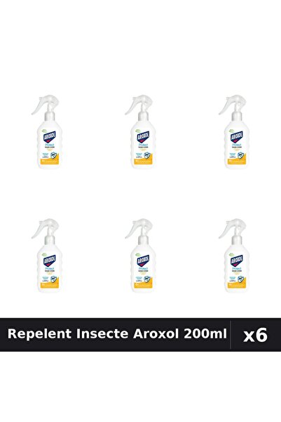 Aroxol Set 6 Loțiune Repelent Insecte 200ml - Protecție Eficientă Împotriva I...