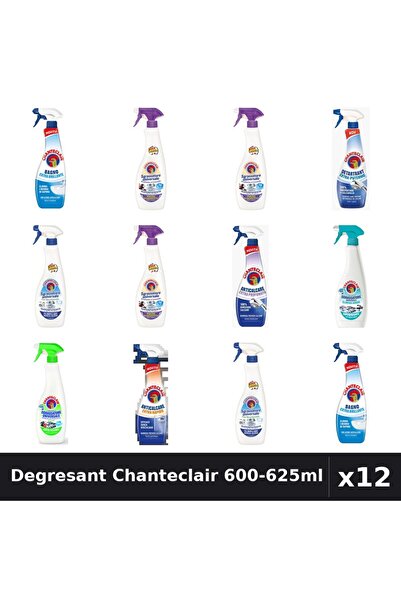 Chanteclair Set 12 Degresant Universal 600-625ml - 9 Arome Asortate, Curateni...