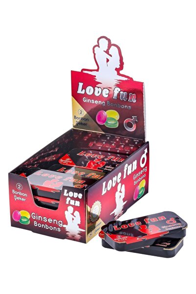 lovefun LOVE FUN BONBON ŞEKER 12 TENEKE KUTU 24 ADET