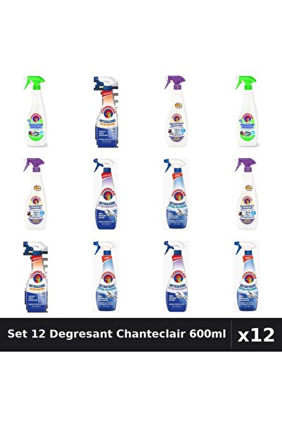 Chanteclair Set 12 Degresant Universal 600ml - Extra Parfumat, Extra Puternic...