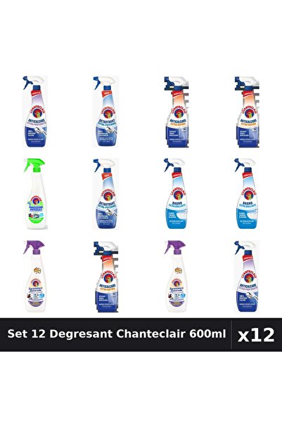 Chanteclair Set 12 Degresant Universal 600ml - Extra Parfumat, Extra Puternic...