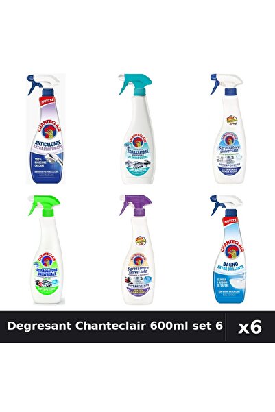 Chanteclair Set 6 Degresant Universal 600-625ml - Lavanda, Lămâie, Bicarbonat...