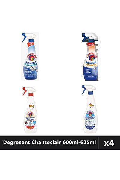 Chanteclair Set 4 Degresant Universal 600ml-625ml - Bicarbonat, Marsilia, Ext...