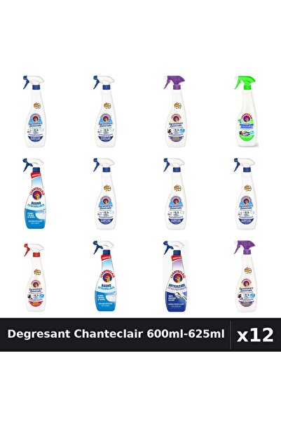 Chanteclair Set 12 Degresant Universal 600ml-625ml - 6 Arome, Bicarbonat, Lav...