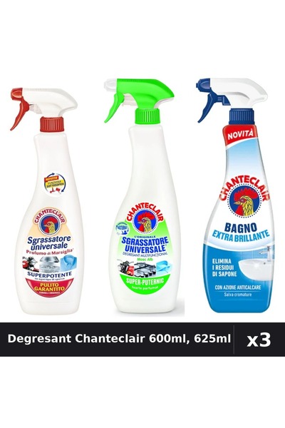 Chanteclair Set 3 Degresant Universal 600ml, 625ml - Marsilia, Lămâie, Antica...