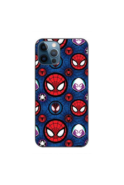 OEM Husa compatibila cu Apple iPhone 12 Pro Max Silicon Gel Tpu Model Spiderm...