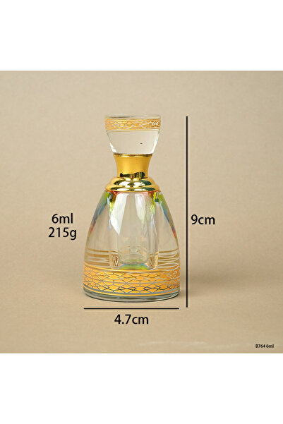 NUJET 1pcs Crystal Oil Bottle 6ml B764