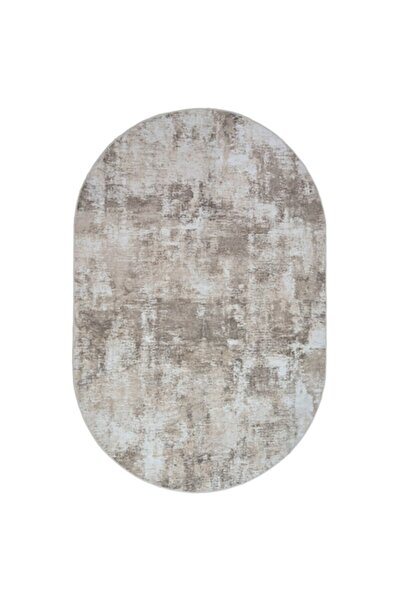 OEM Covor modern Antiderapant, Maro, 190x290cm, Poliester Oval