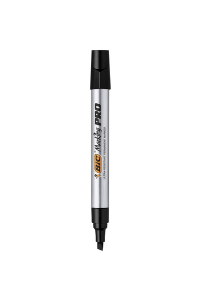 Bic Перманентен черен маркер със скосен връх за промишлена употреба