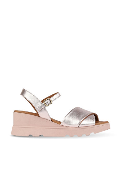 BUENO Powder Leather Women's Wedge Heeled Sandals