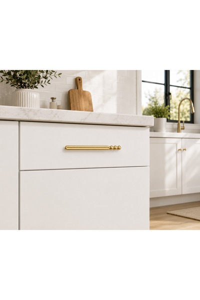 Haskan Miray Kulp 160mm Mat Altın. Dolap, Çekmece ve Mobilya için