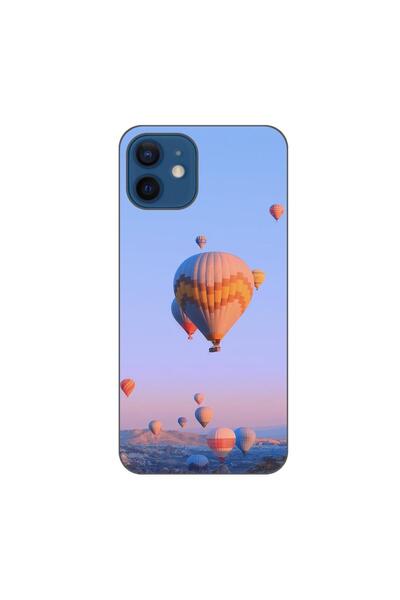 OEM Case compatible with Apple iPhone 12 Silicone Gel Tpu Balloon Pattern