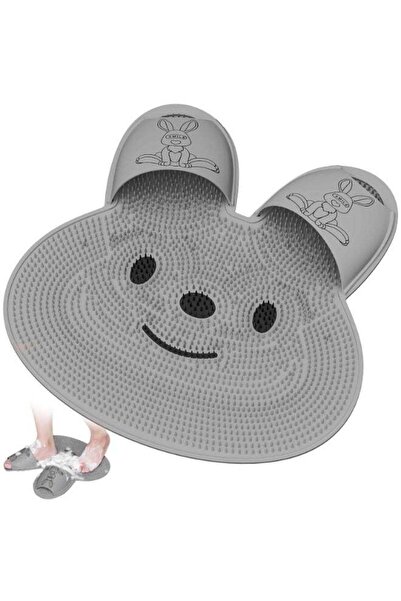 Arabest Extra-Large Silicone Shower Foot Scrubber Mat,Non-Slip Suction Cups,R...