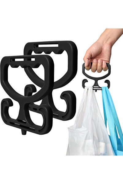 Arabest 2-Pack Grocery Bag Carrier,Heavy Duty,80lbs Capacity,Durable,Comforta...