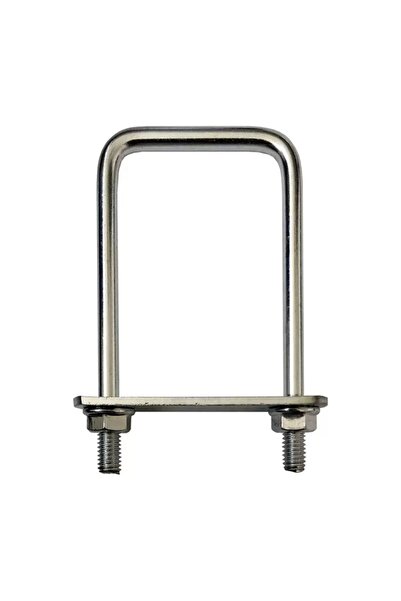 Rocast Set 5 x Brida Gard, 50 x 30 mm, pentru Fixare Panouri Gard, Stalp Rect...