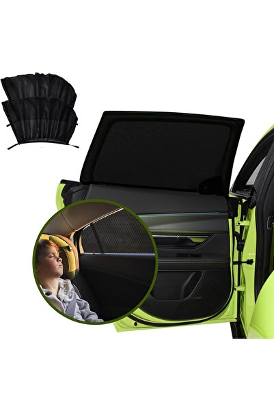 Arabest 4-Piece Foldable Magnetic Car Window Sun Shade,Double Venting Design,...