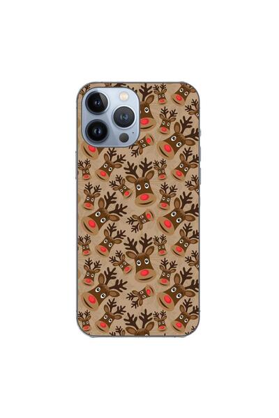 OEM Husa compatibila cu Apple iPhone 13 Pro Max Silicon Gel Tpu Model Craciun...