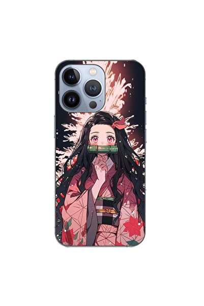 OEM Husa compatibila cu Apple iPhone 13 Pro Silicon Gel Tpu Model Demon Slaye...