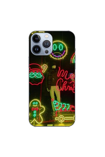 OEM Husa compatibila cu Apple iPhone 13 Pro Max Silicon Gel Tpu Model Craciun...