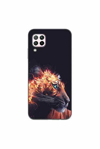 OEM Husa compatibila cu Huawei P40 Lite Silicon Gel Tpu Model Flameborn Tiger