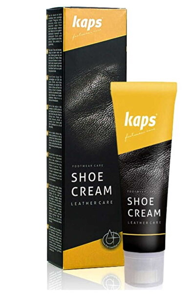 kaps Crema pentru pantofi, negru, Shoe Cream Kaps, 75 ml