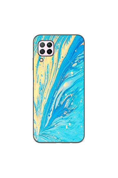 OEM Husa compatibila cu Huawei P40 Lite Silicon Gel Tpu Model Aqua Bloom