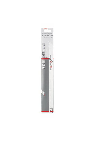 Bosch Set 5 panze fierastrau sabie S1222VF Flexible for Wood and Metal, 300mm...