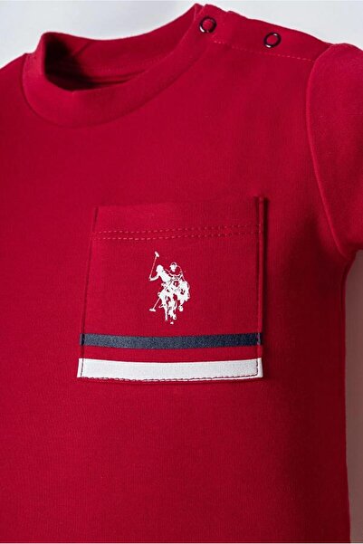 U.S. Polo Assn. Kids مجموعة طفل رضيع من قطعتين USB2867