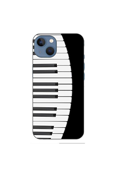 OEM Husa compatibila cu Apple iPhone 13 Silicon Gel Tpu Model Piano Keys
