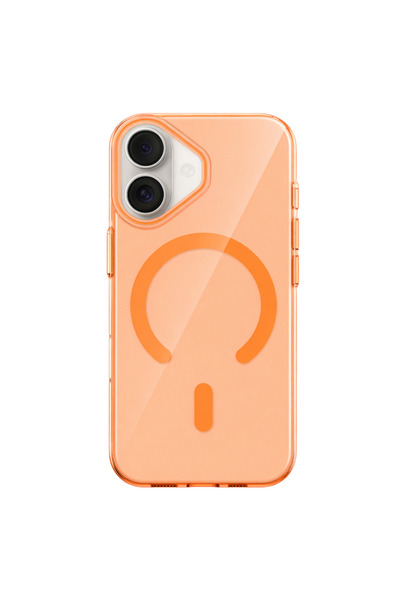 UnDePlus Apple iPhone 16 Kılıf M-Safe Şarj Özellikli Ultra İnce Sert PC Blank...