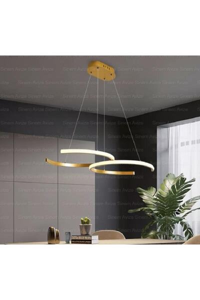 Elektroyou Sonya Eskitme Sarkık Modern Salon Mutfak Hol Günışığı Ledli 2'li A...
