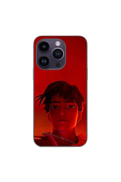 OEM Husa compatibila cu Apple iPhone 14 Pro Silicon Gel Tpu Model KPop Demon ...