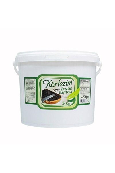 Körfezim Siyah Zeytin Ezmesi 5 Kg Kova