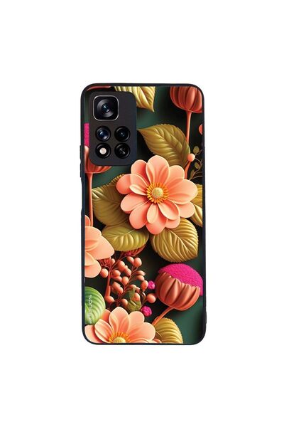 Sonique Θήκη 3D Flower Series για Xiaomi Redmi Note 11 Pro Plus 5G Σομόν