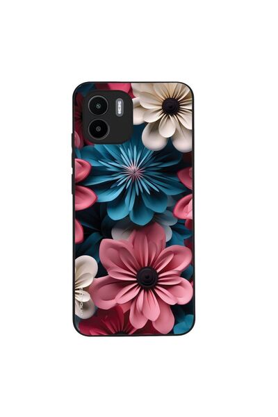 Sonique Θήκη 3D Flower Series για Xiaomi Redmi A1 / Redmi A2 Ροζ 01
