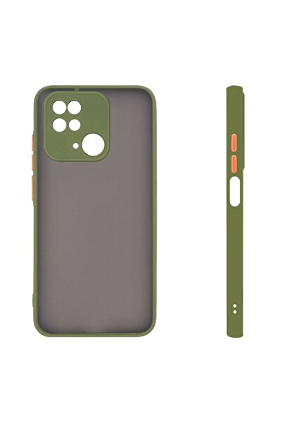 Sonique Θήκη Σιλικόνης Color Button Bumper Xiaomi Redmi 10C Πράσινο Ανοιχτό