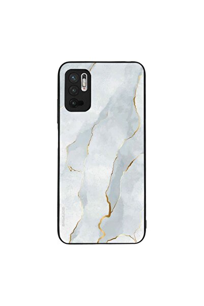 Sonique Θήκη Marble Series για Xiaomi Redmi Note 10 5G / Poco M3 Pro 5G Λευκό 01