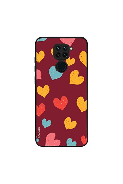 Sonique Θήκη Heart Series για Xiaomi Redmi Note 9 Μπορντώ