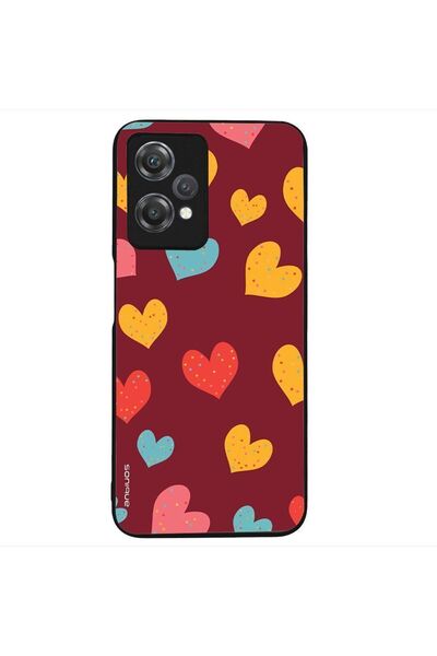 Sonique Θήκη Heart Series για OnePlus Nord CE 2 Lite 5G Μπορντώ