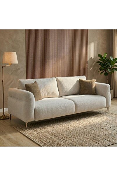 Danube Home Draven 3 Seater Fabric Sofa | Modern Design Three Seat Sofas | Co...