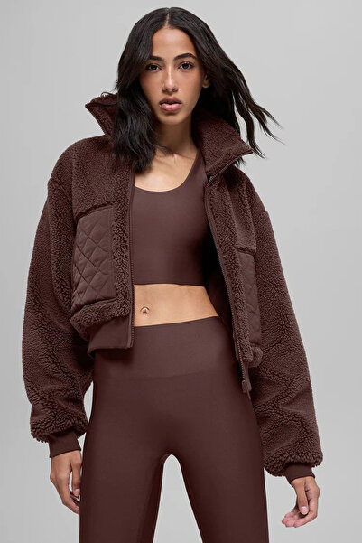 HepsitrentStore Al0 Edge Sherpa Bomber Jacket
