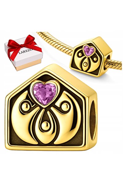 Larezo pandantiv, element decorativ, Model Casa Family Love, Zirconiu Cubic, ...